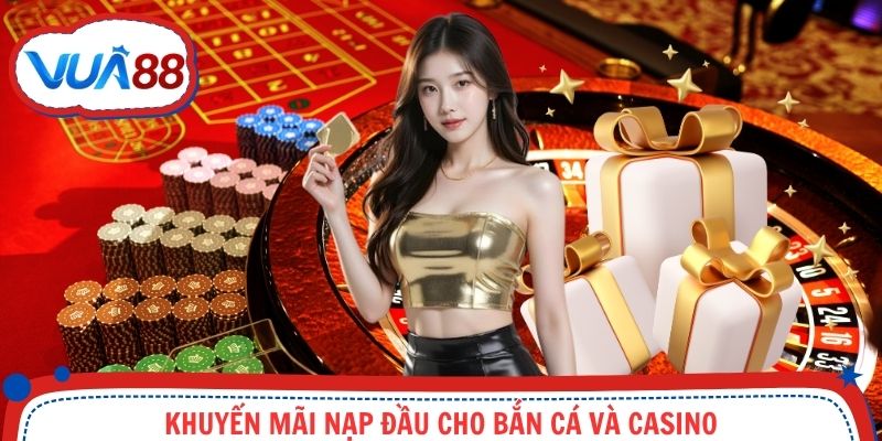 Khám phá voucher dành cho bắn cá và casino khi nạp đầu