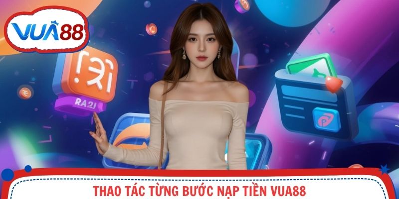 Thao tác từng bước mà newbie cần biết khi thực hiện nạp tiền Vua88