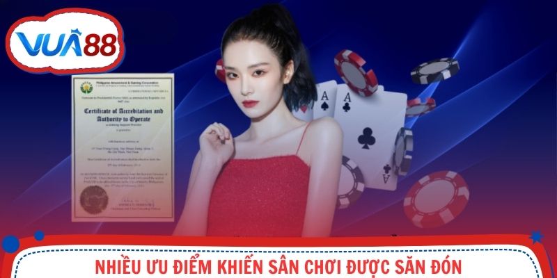Nhiều ưu điểm khiến sân chơi được săn đón
